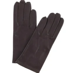 Femme Maison Fabre Gants, Moufles^Gants en Cuir d'Agneau doublure Textile Fanny camel