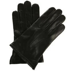 Gants en Cuir d'Agneau doublure maille noirs-Georges morand Online