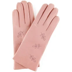 Gants en Cuir d'Agneau doublure Laine Sana péoni rose-Maison Fabre Hot