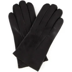 Homme Maison Fabre Gants, Moufles^Gants en Cuir de Cerf Daniel marron foncé