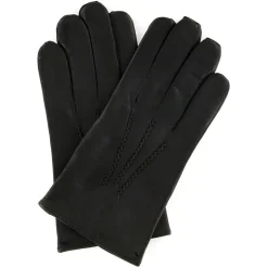 Gants en Cuir de Cerf Daniel noirs-Maison Fabre Sale
