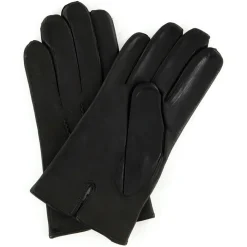 Gants en Cuir de Cerf Daniel noirs-Maison Fabre Sale