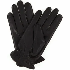 Homme Maison Fabre Gants, Moufles^Gants en Cuir de Cerf doublure Laine Craig bruns