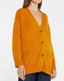 Femme Galeries Lafayette Gilets Et Cardigans^Gilet 100% Cachemire Dira orange