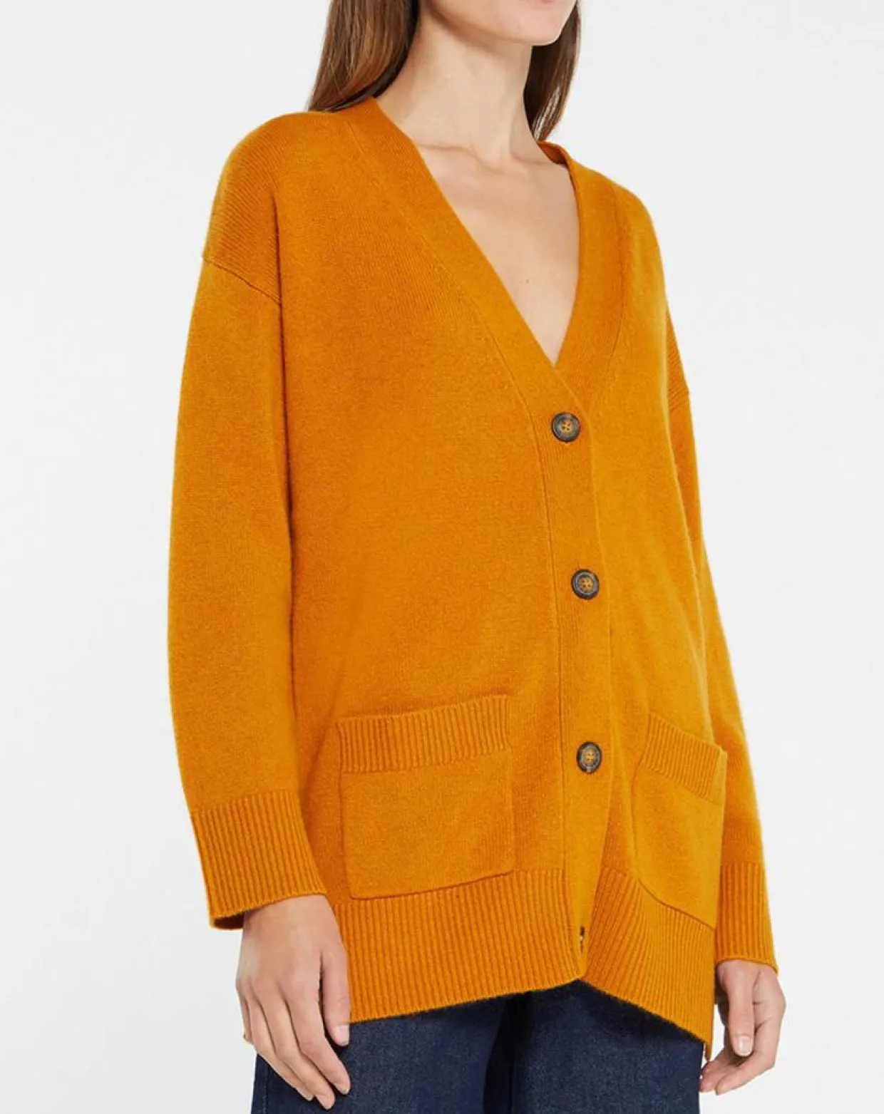 Femme Galeries Lafayette Gilets Et Cardigans^Gilet 100% Cachemire Dira orange