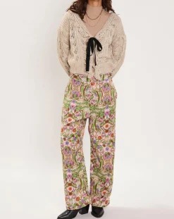 Femme Manoush Gilets Et Cardigans^Gilet ajouré Vintage beige