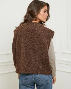 Gilet Alice choco-L'Armoire de Suzette Hot