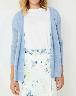Gilet Casta bleu-Cuisse de Grenouille Clearance