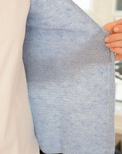 Gilet Casta bleu-Cuisse de Grenouille Clearance