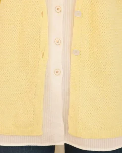 Gilet Casta jaune-Cuisse de Grenouille New