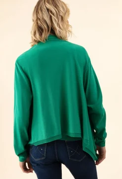 Femme Bleu Blanc Rouge Gilets Et Cardigans^Gilet Charmant vert