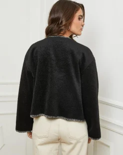 Femme L'Armoire de Suzette Gilets Et Cardigans^Gilet Clara noir