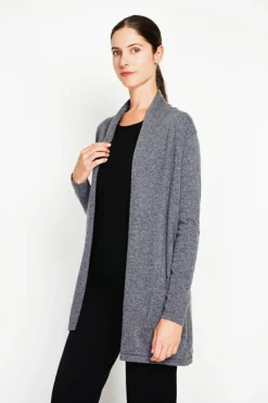 Gilet col châle loup-C&Jo Online