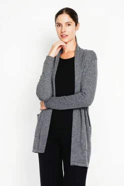 Gilet col châle loup-C&Jo Online