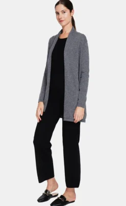 Gilet col châle loup-C&Jo Online
