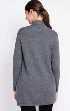 Gilet col châle loup-C&Jo Online