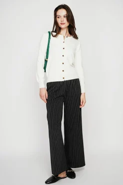 Femme C&Jo Gilets Et Cardigans^Gilet col ras du cou naturel