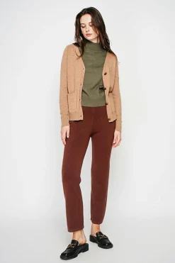 Femme C&Jo Gilets Et Cardigans^Gilet col v boutonné camel