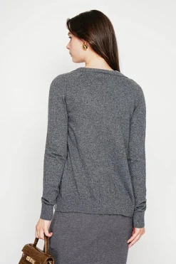 Femme C&Jo Gilets Et Cardigans^Gilet col v boutonné loup