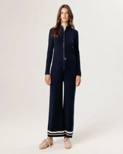 Gilet Denitsa zippé bleu nuit-Rodier