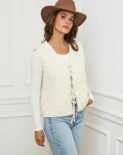 Gilet Diane beige-L'Armoire de Suzette Best