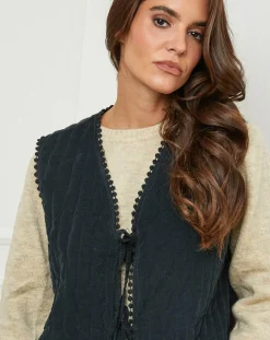Femme L'Armoire de Suzette Gilets Et Cardigans^Gilet Diane noir