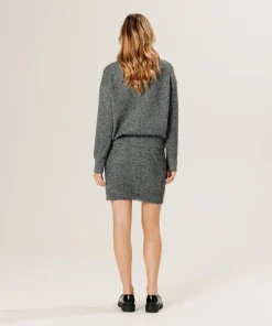 Femme Rodier Gilets Et Cardigans^Gilet Eden en laine & Cachemire boutonné col V gris chiné