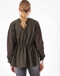 Gilet Edith kaki-Indies New