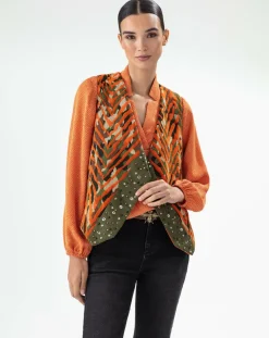 Gilet Embleme patchwork-Bleu Blanc Rouge New
