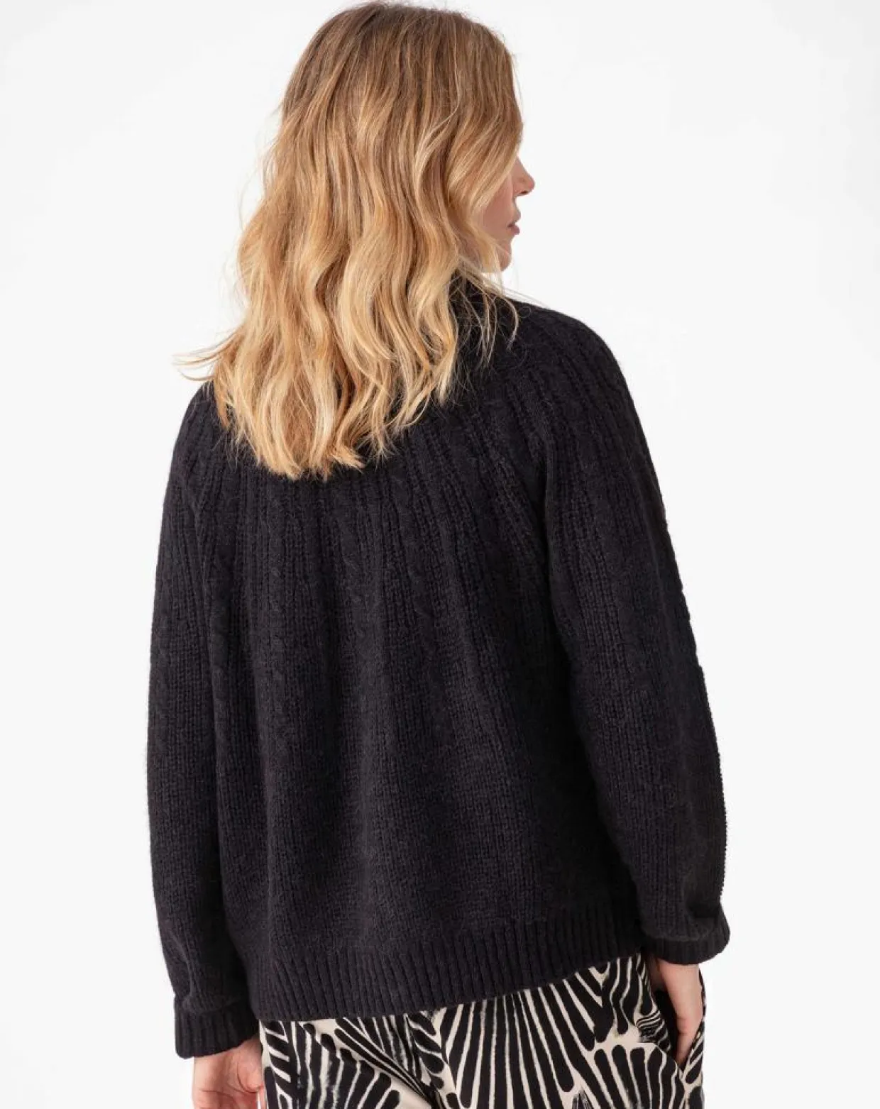Femme Indies Gilets Et Cardigans^Gilet en Alpaga & Laine mélangés Elise noir