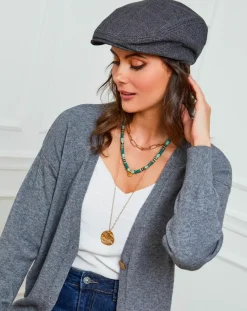 Femme Fleur de cachemire Gilets Et Cardigans^Gilet en Cachemire mélangé Laura gris