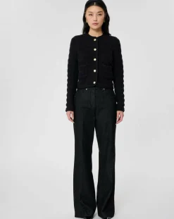 Femme Tara Jarmon Gilets Et Cardigans^Gilet en Coton & Laine Giuda nuit