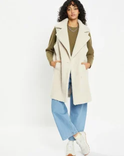 Femme Lou Andrea Gilets Et Cardigans^Gilet en Fausse Fourrure W1622L Mont riso late