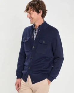 Homme Hackett London Gilets Et Cardigans^Gilet en Laine & Cachemire bleu marine