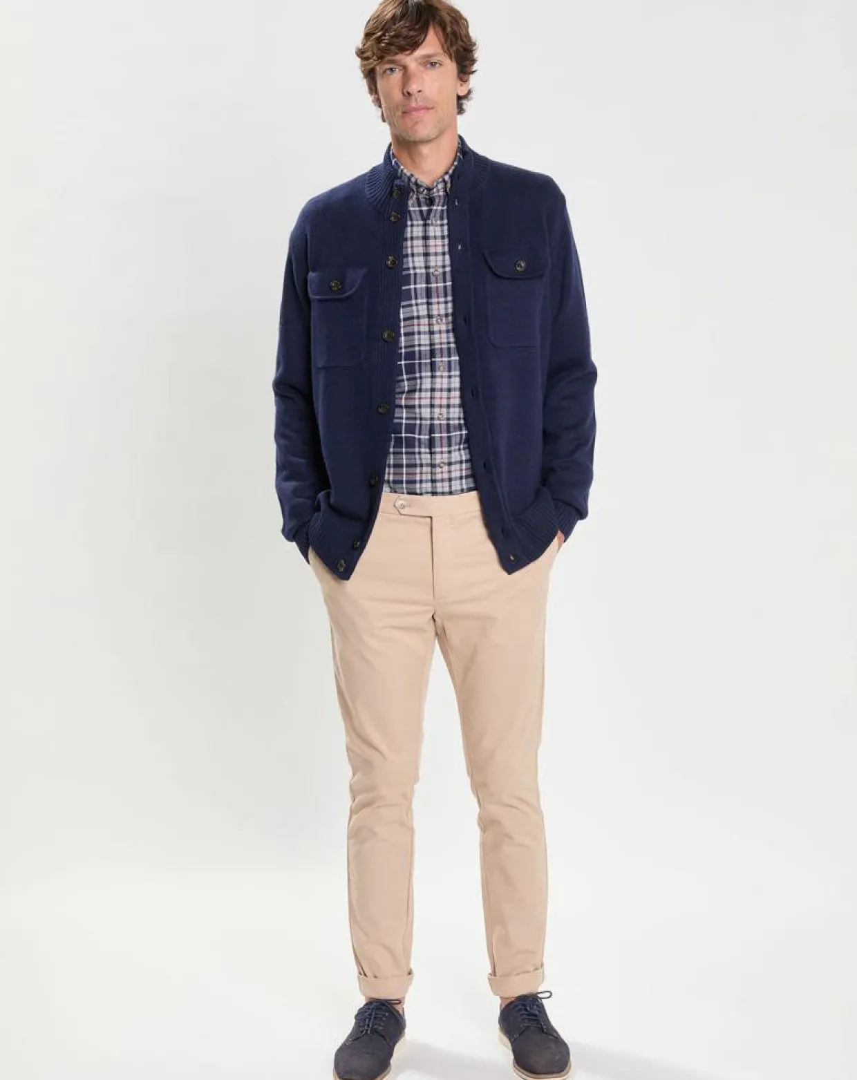Homme Hackett London Gilets Et Cardigans^Gilet en Laine & Cachemire bleu marine