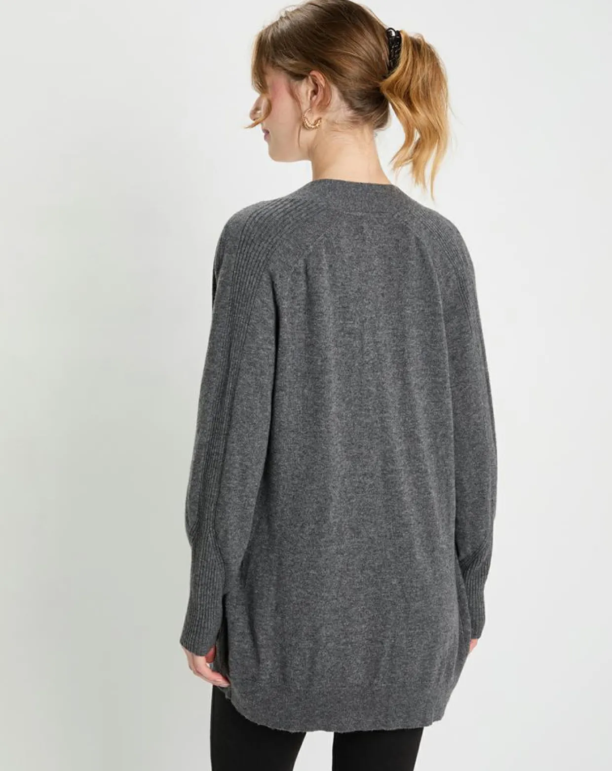 Gilet en Laine & Cachemire Susan gris foncé-Galeries Lafayette Hot