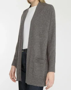 Gilet en Laine & Cachemire Susan gris foncé-Galeries Lafayette Hot