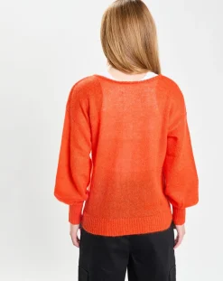Femme Galeries Lafayette Gilets Et Cardigans^Gilet en Laine & Mohair mélangés Maille Boston 2 rouge moyen