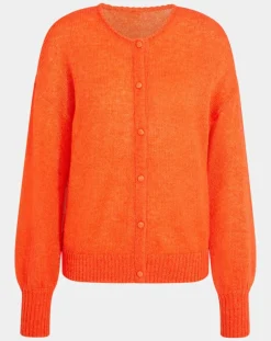 Femme Galeries Lafayette Gilets Et Cardigans^Gilet en Laine & Mohair mélangés Maille Boston 2 rouge moyen