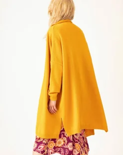 Femme Indies Gilets Et Cardigans^Gilet en Laine mélangée Amira mangue