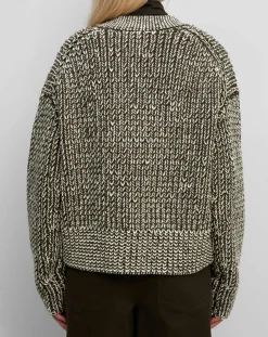 Femme Marc O'Polo Gilets Et Cardigans^Gilet en Laine mélangée grosse maille marron/écru