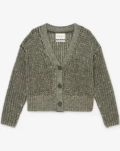 Femme Marc O'Polo Gilets Et Cardigans^Gilet en Laine mélangée grosse maille marron/écru