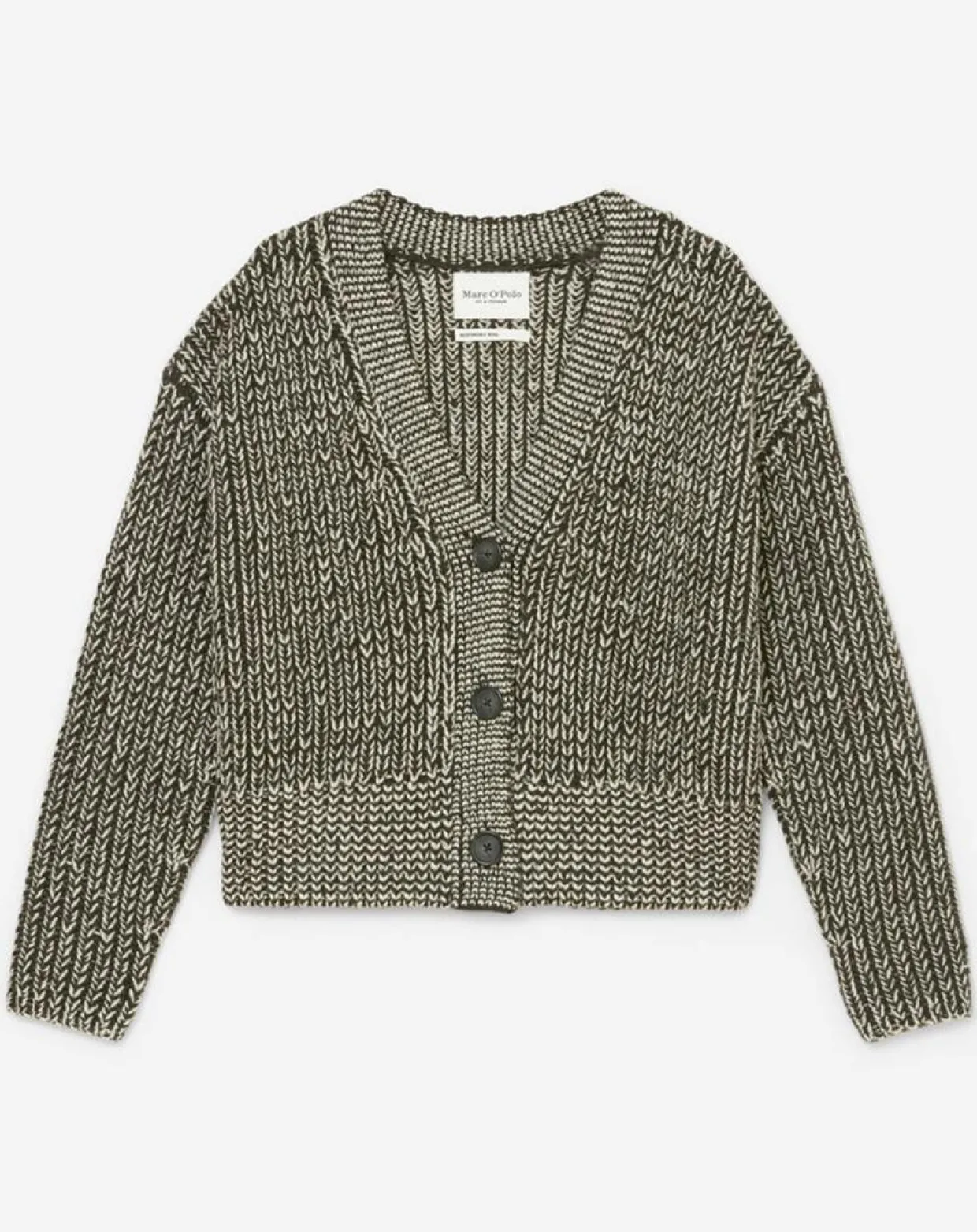 Femme Marc O'Polo Gilets Et Cardigans^Gilet en Laine mélangée grosse maille marron/écru