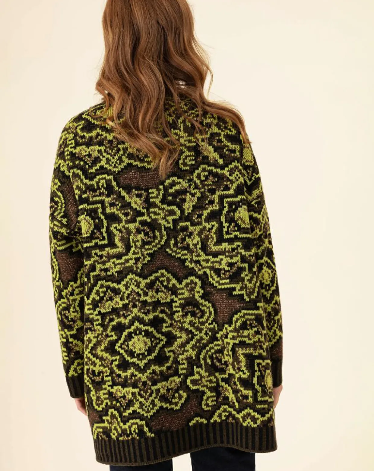 Femme Indies Gilets Et Cardigans^Gilet en Laine mélangée Martin kaki/absinthe