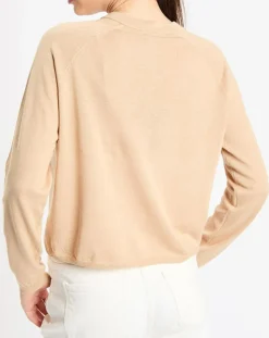 Femme Jodhpur Gilets Et Cardigans^Gilet en Lin & Coton Rouga beige