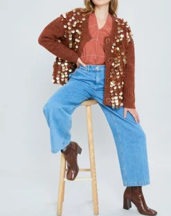 Femme Manoush Gilets Et Cardigans^Gilet en Mohair & Laine mélangés Pampille écureuil