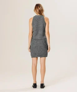 Femme Rodier Gilets Et Cardigans^Gilet Esther en Laine & Cachemire boutonne col V sans manches gris chiné