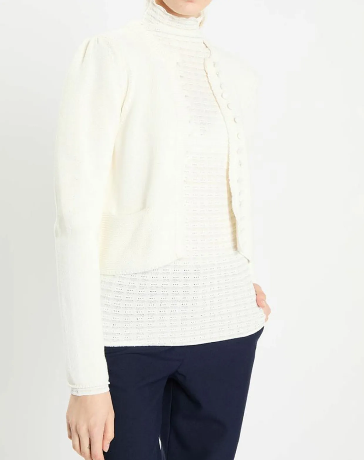 Gilet Gabrielle blanc-Zapa Hot