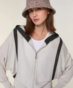 Gilet Ghislaine en Laine Bi-Couleur blanc-Rodier New