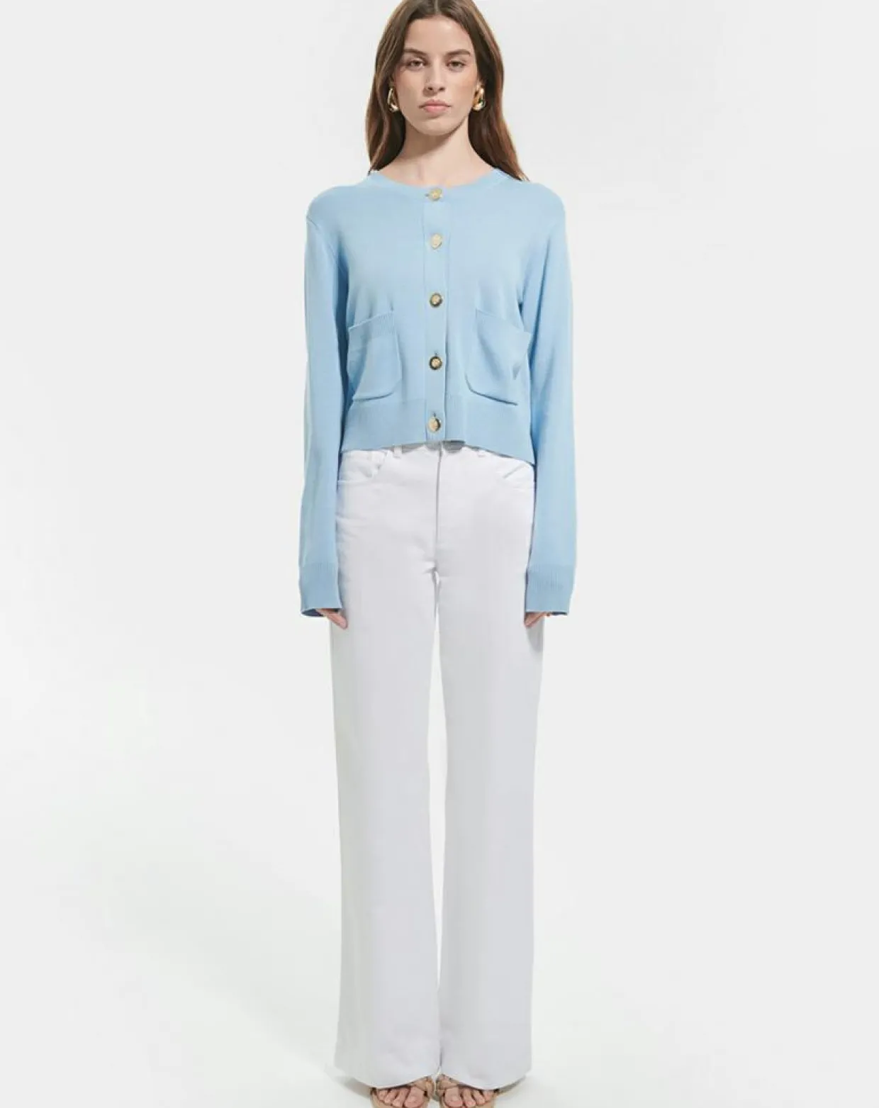 Femme Zapa Gilets Et Cardigans^Gilet Gwendoline bleu ciel